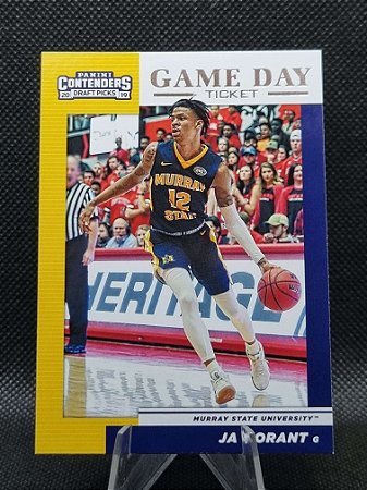 Panini Contenders Game Day Ticket 2019 JA MORANT