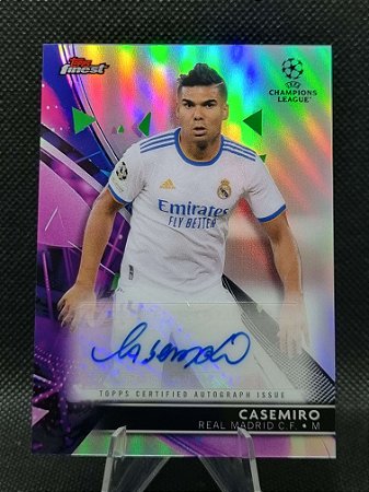 Topps Finest UEFA Champions League Autographs 2021-22 CASEMIRO