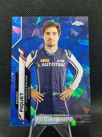 Topps Chrome F1 Sapphire Future Stars Formula 2 2020 PEDRO PIQUET