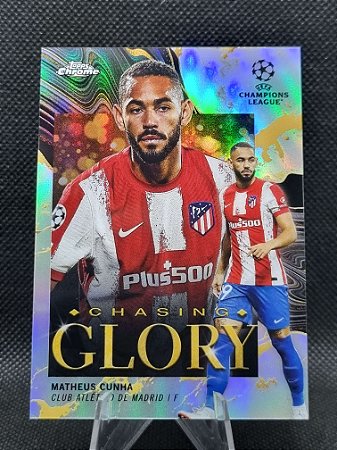 Topps Chrome UEFA Champions League Chasing Glory 2021-22 MATHEUS CUNHA