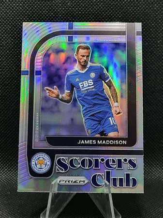 Panini Prizm Premier League Scorers Club Silver Holo 2022-23 JAMES MADDISON