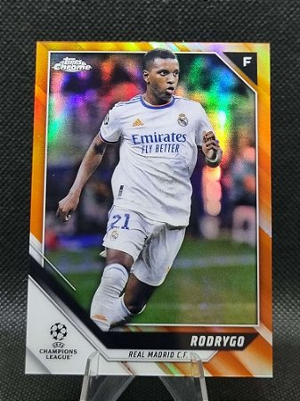 Topps Chrome UEFA Champions League Orange Refractor 2021-22 RODRYGO 17/25