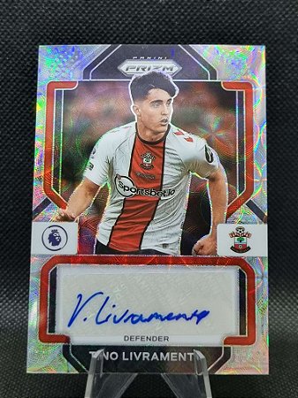 Panini Prizm Premier League Scope Prizm Signatures 2022-23 TINO LIVRAMENTO