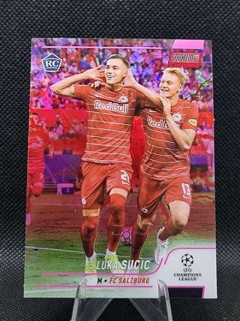Topps Stadium Chrome UCL Pink/Red Electric Charge 2021-22 LUKA SUCIC