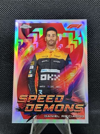 Topps Chrome F1 Speed Demons Refractor 2022 DANIEL RICCIARDO
