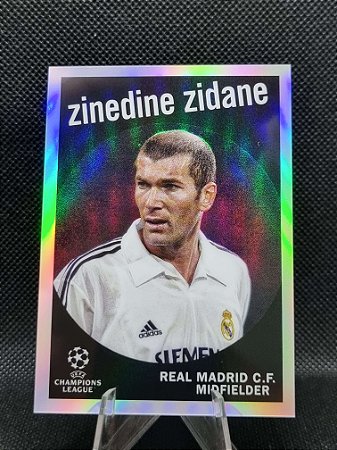 Topps Chrome UEFA Club Competitions 1959 Holo 2022-23 ZINEDINE ZIDANE