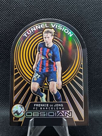 Panini Obsidian Tunnel Vision Orange 2022-23 FRENKIE DE JONG 33/65