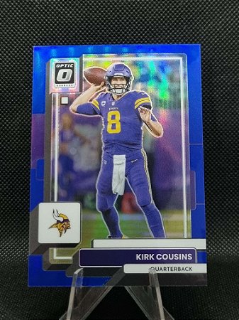 Panini Donruss Optic Football Blue Prizm 2022 KIRK COUSINS  072/179