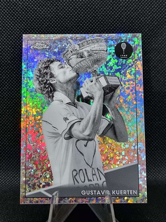 Topps Chrome Tennis Black & White Mini Diamonds 2021 GUSTAVO KUERTEN