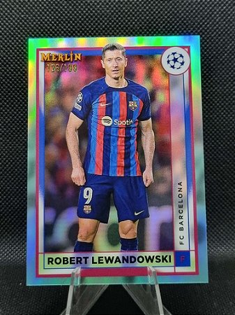 Topps Merlin Aqua 2022-23 ROBERT LEWANDOWSKI 126/199