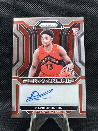 Panini Prizm Penmanship Autograph 2021-22 DAVID JOHNSON