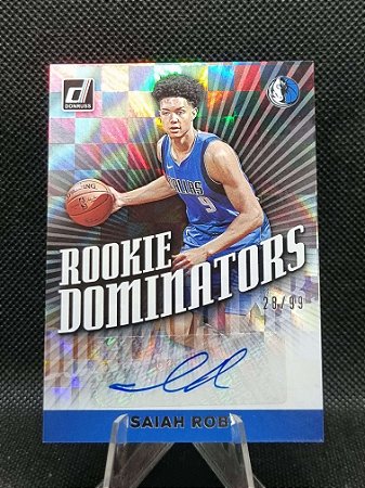 Panini Donruss Basketball Rookie Dominator Signatures 2019-20 ISAIAH ROBY 28/99