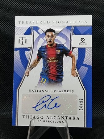 Panini National Treasures La Liga Treasured Signatures 2021-22 THIAGO ALCÁNTARA 64/99