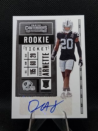 Panini Contenders Football Rookie Ticket Variation Autograph 2020 DAMON ARNETTE