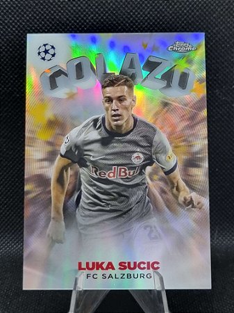 Topps Chrome UEFA Club Competitions Golazo 2022-23 LUKA SUCIC