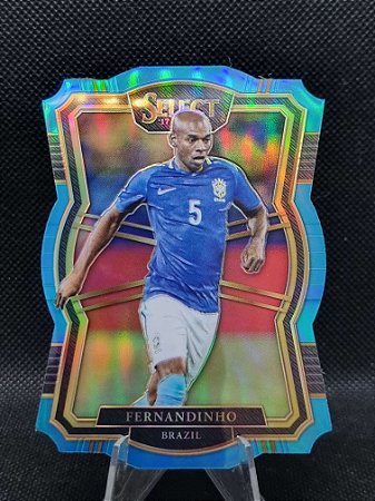 Panini Select Light Blue  Die Cut 2017-18 FERNANDINHO #/249
