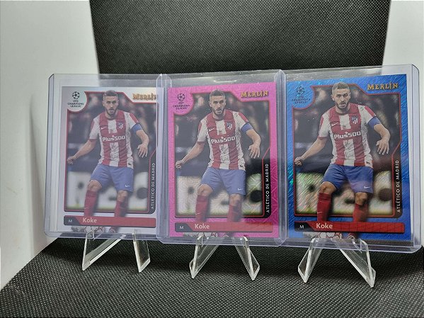 LOTE 3 CARDS Topps Merlin 2021-22 KOKE #/75, #/275