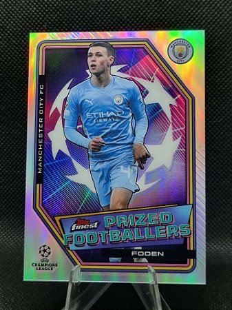 Topps Finest UEFA Prized Footballers 2021-22 PHIL FODEN