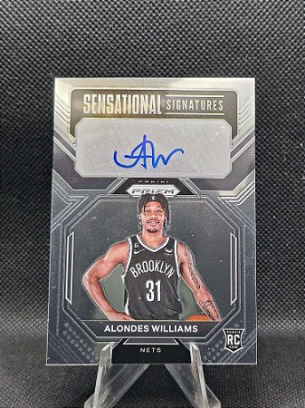 Panini Prizm Sensational Signatures 2022-23 ALONDES WILLIAMS