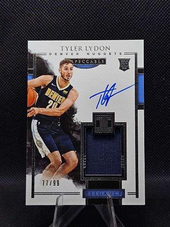 Panini Impeccable Elegance Patch Auto 2017-18 TYLER LYDON #/99