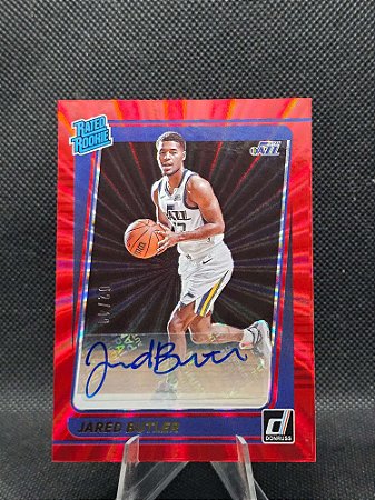 Panini Donruss Rated Rookie Auto Red Laser 2021-22 JARED BUTLER #/49