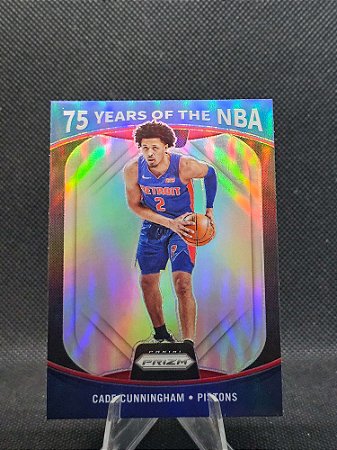 Panini Prizm 75 Years Of The NBA Silver 2021-22 CADE CUNNINGHAM
