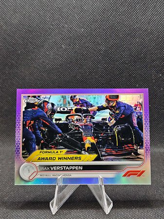 Topps Chrome F1 Formula 1 Purple Refractor 2022 MAX VERSTAPPEN #/399
