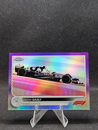 Topps Chrome F1 Formula 1 Purple Refractor 2022 PIERRE GASLY #/399
