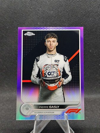 Topps Chrome F1 Formula 1 Purple Refractor 2022 PIERRE GASLY #/399