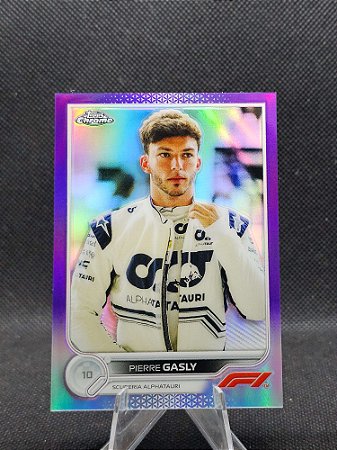 Topps Chrome F1 Formula 1 Purple Refractor 2022 PIERRE GASLY #/399