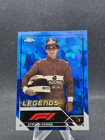 Topps Chrome Sapphire F1 Legends 2023 AYRTON SENNA