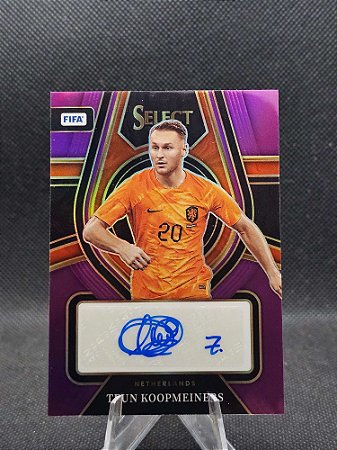 Panini Select Signatures Purple 2022-23 TEUN KOOPMEINERS #/49