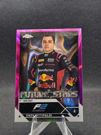 Topps Chrome F1 Future Stars Fuchsia Lava Refractor 2023 ENZO FITTIPALDI #/250