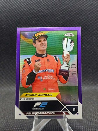 Topps Chrome F1 Award Winners Purple 2023 FELIPE DRUGOVICH #/399