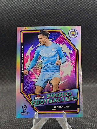 Topps Finest UEFA Prized Footballers 2021-22 JACK GREALISH