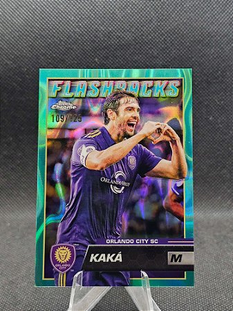 Topps Chrome MLS Flashbacks Aqua Lava Refractor 2023 KAKÁ #/125