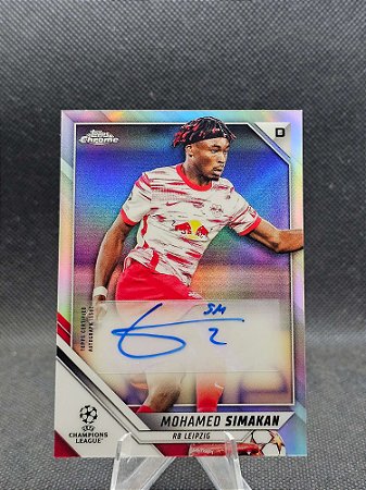 Topps Chrome UEFA Champions League Autograph Refractor 2021-22 MOHAMED SIMAKAN