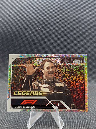 Topps Chrome F1 Legends Mini Diamonds Refractor 2023 NIGEL MANSELL #/299