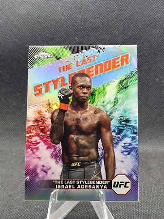 Topps Chrome UFC AKA Refractor 2024 ISRAEL ADESANYA