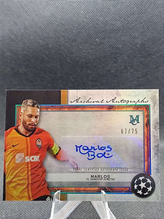 Topps Museum UEFA Archival Autographs 2020-21 MARLOS #/75