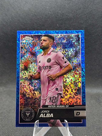 Topps Chrome MLS Blue Mini Diamond 2023 JORDI ALBA #/199