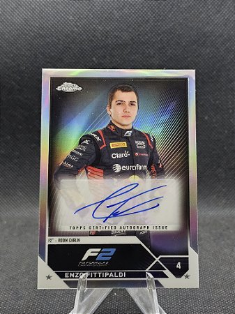 Topps Chrome F1 Autograph Refractor 2023 ENZO FITTIPALDI