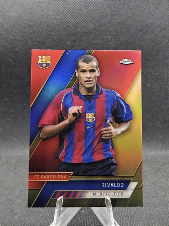 Topps Chrome Barcelona Gold Refractor 2022-23 RIVALDO #/50
