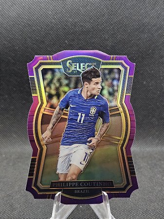 Panini Select Purple Die-Cut 2017-18 PHILIPPE COUTINHO #/149