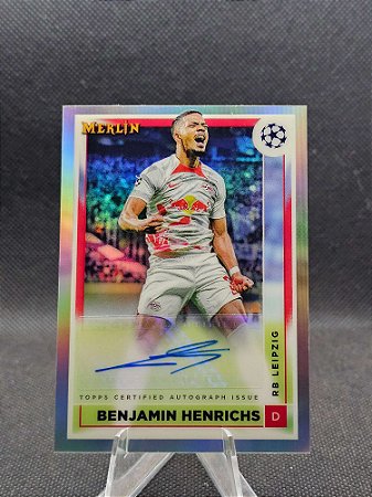 Topps Merlin Refractor Autograph 2022-23 BENJAMIN HENRICHS