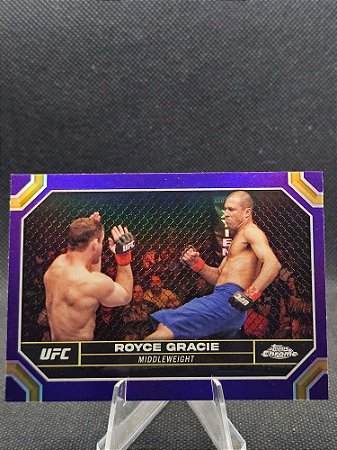 Topps Chrome UFC Purple Refractor 2024 ROYCE GRACIE