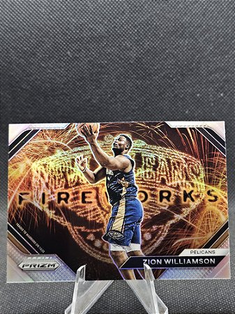 Panini Prizm Fireworks Silver Refactor 2023-24 ZION WILLIAMSON