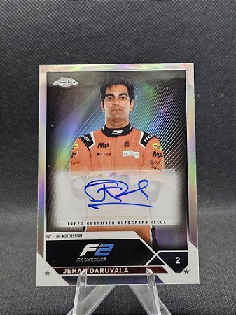 Topps Chrome F1 Autograph Refractor 2023 JEHAN DARUVALA