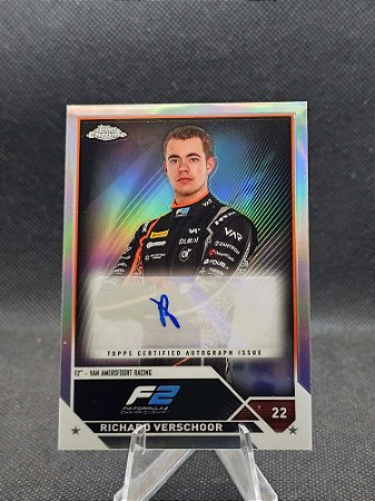 Topps Chrome F1 Autograph Refractor 2023 RICHARD VERSCHOOR