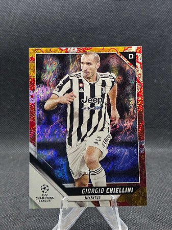 Topps UEFA Champions League Chinese New Year Foil 2021-22 GIORGIO CHIELLINI #/125